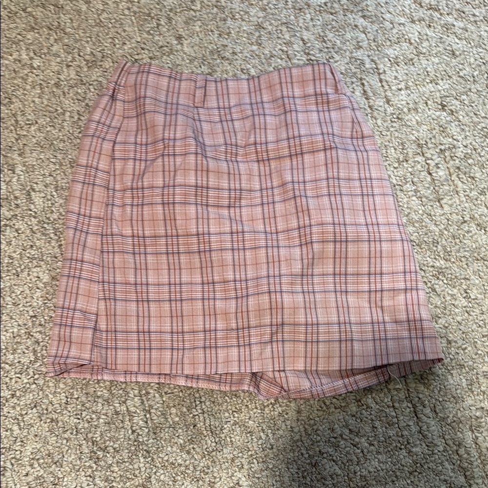 Plaid Pink Skort